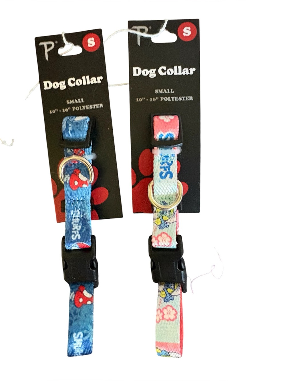Smurf themed dog collars NWT